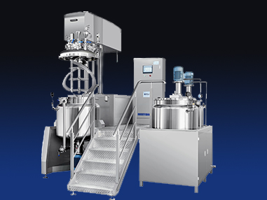 SME-BE500L真空乳化機(jī)，下均質(zhì)螺帶攪拌
